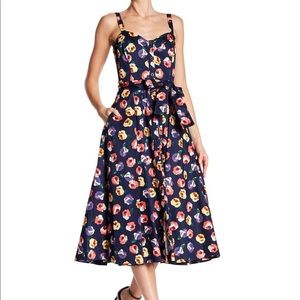 Rachel Roy Clara dress navy floral sz 12